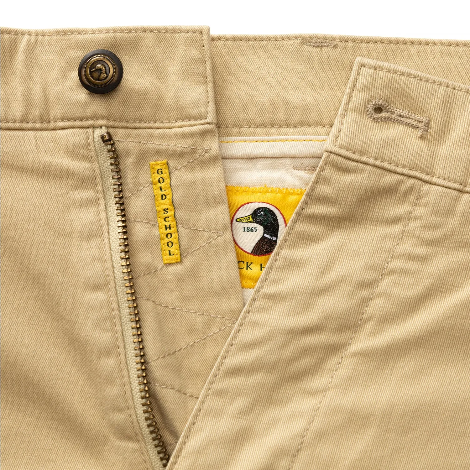 Classic Fit Gold School Chino - Sand