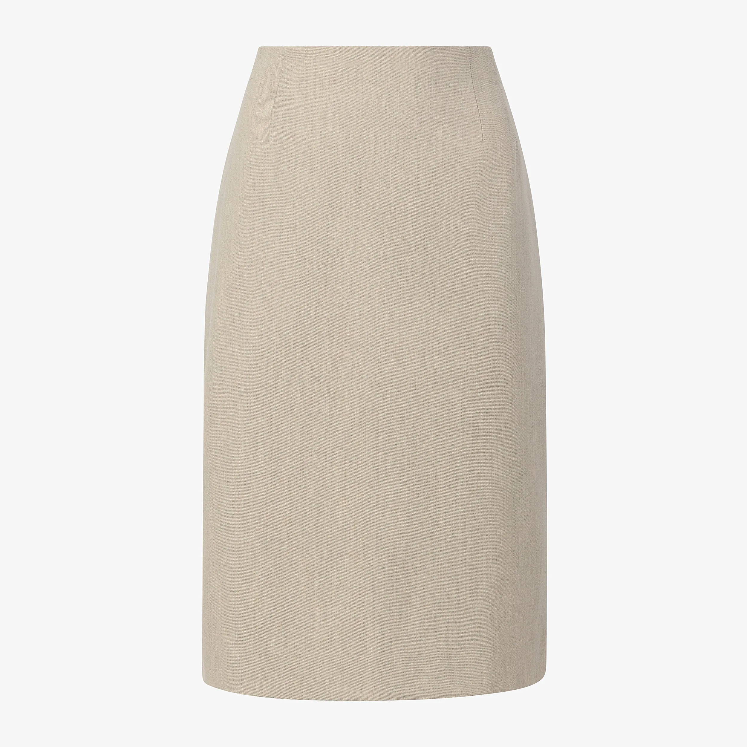 Cobble Hill Skirt - Washable Wool Twill :: Natural Melange