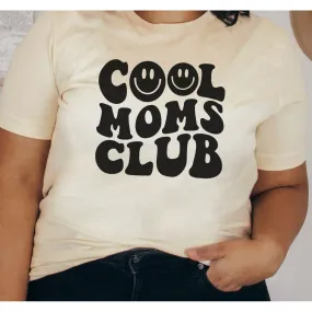 Cool Moms Club Tee - Light Cream