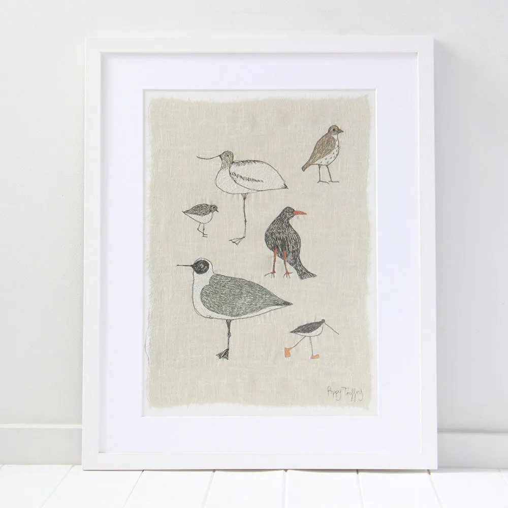 Cornish birds - A3 print