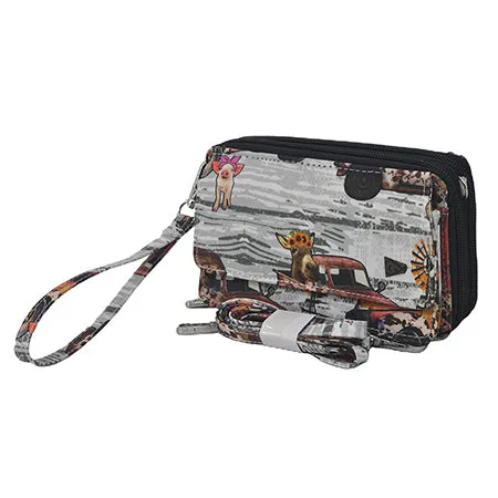 Country Vintage Truck NGIL Canvas All in One Wallet