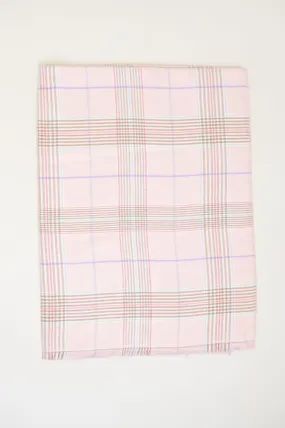 Cozy Scarf, Pink Tartan