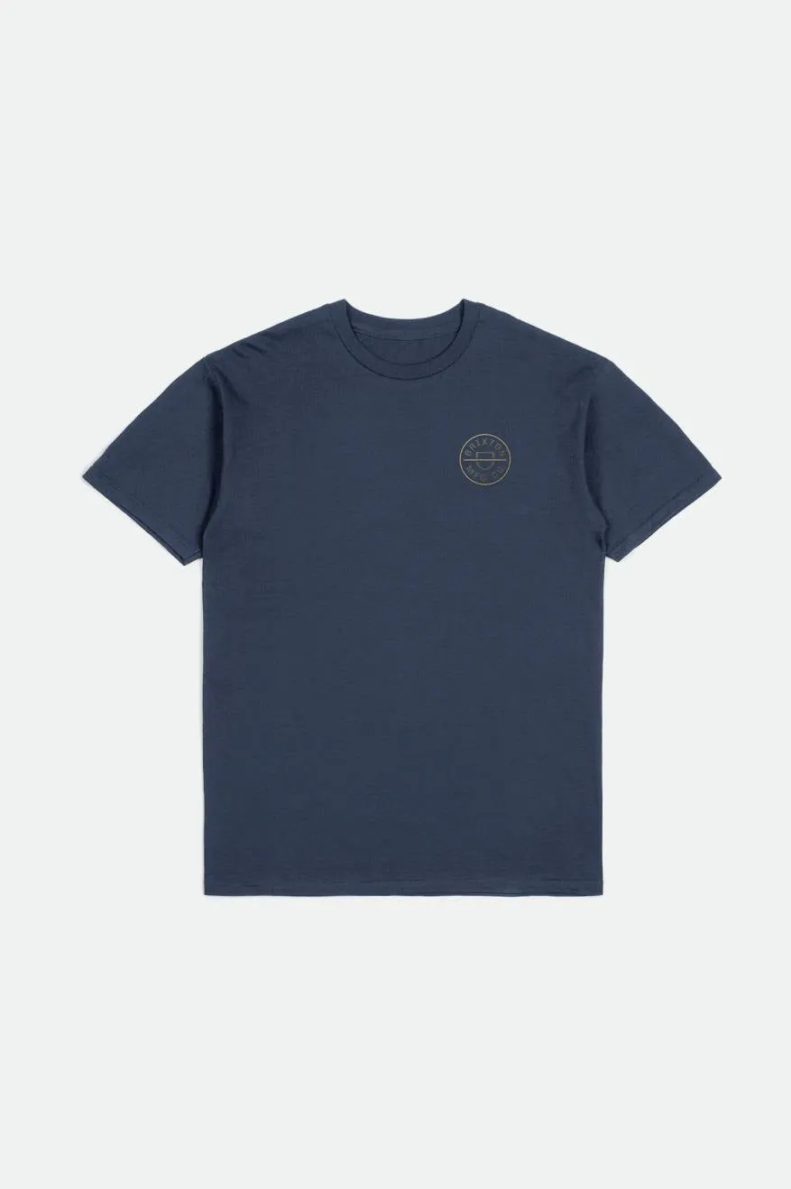 Crest II S/S Standard Tee - Washed Navy/Olive Surplus/Antelope