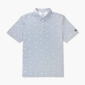 Cypress Printed Performance Polo Shirt