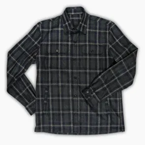 David Wool Outer Shirt (green forest check)