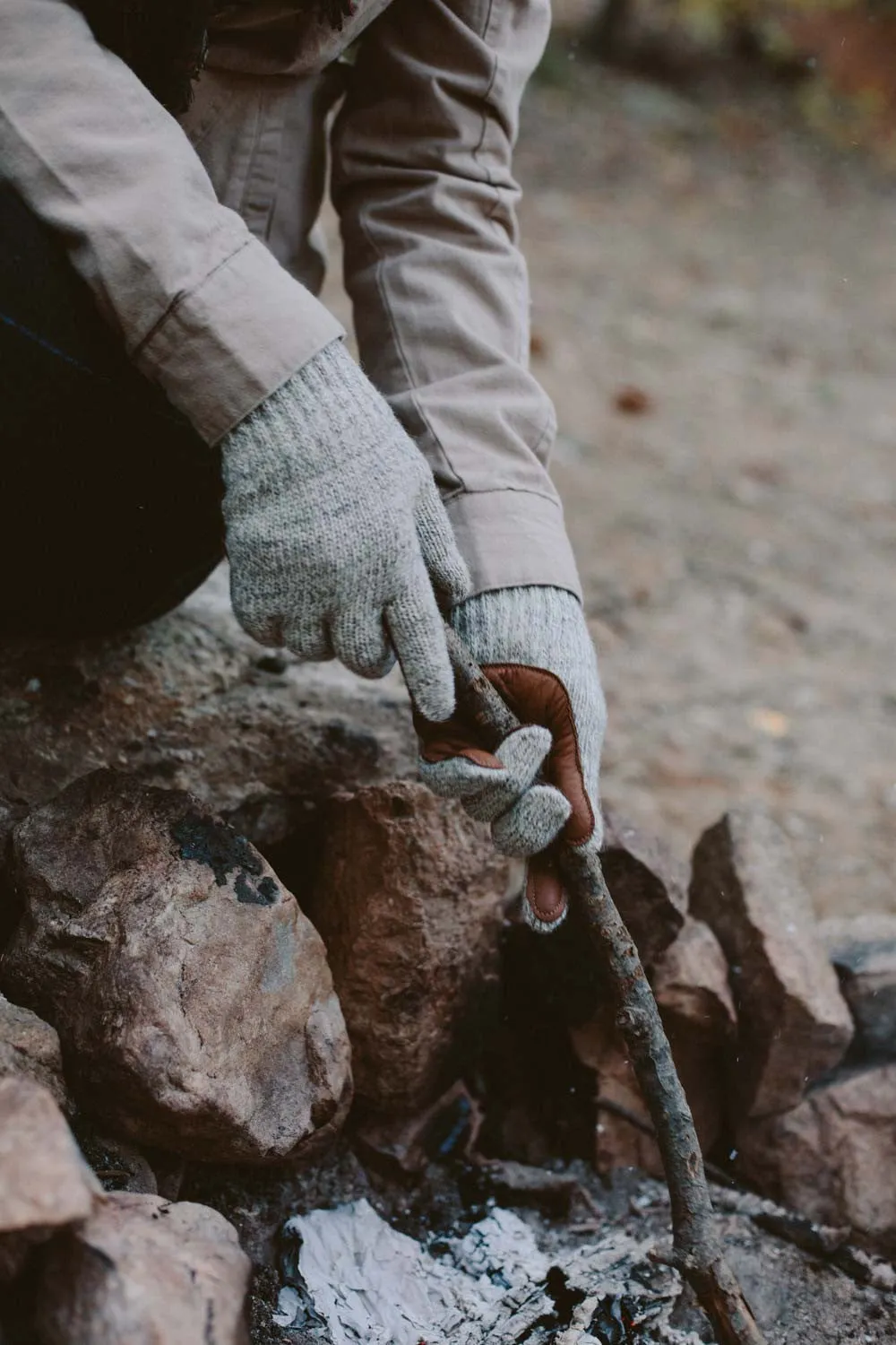 Deerskin Leather Palm Gloves