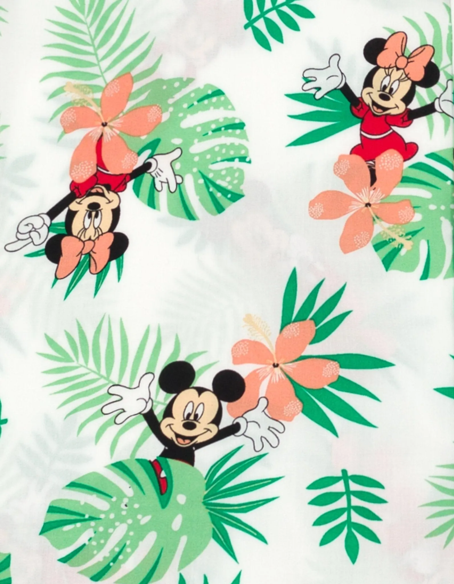 Disney Mickey Mouse Matching Family Hawaiian Button Down Dress Shirt