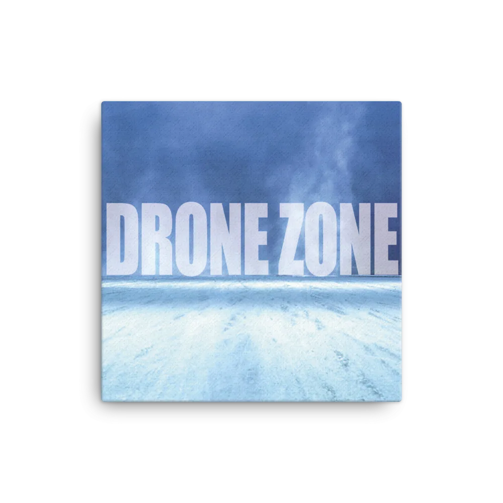 Drone Zone 16x16" Stretched Canvas Print