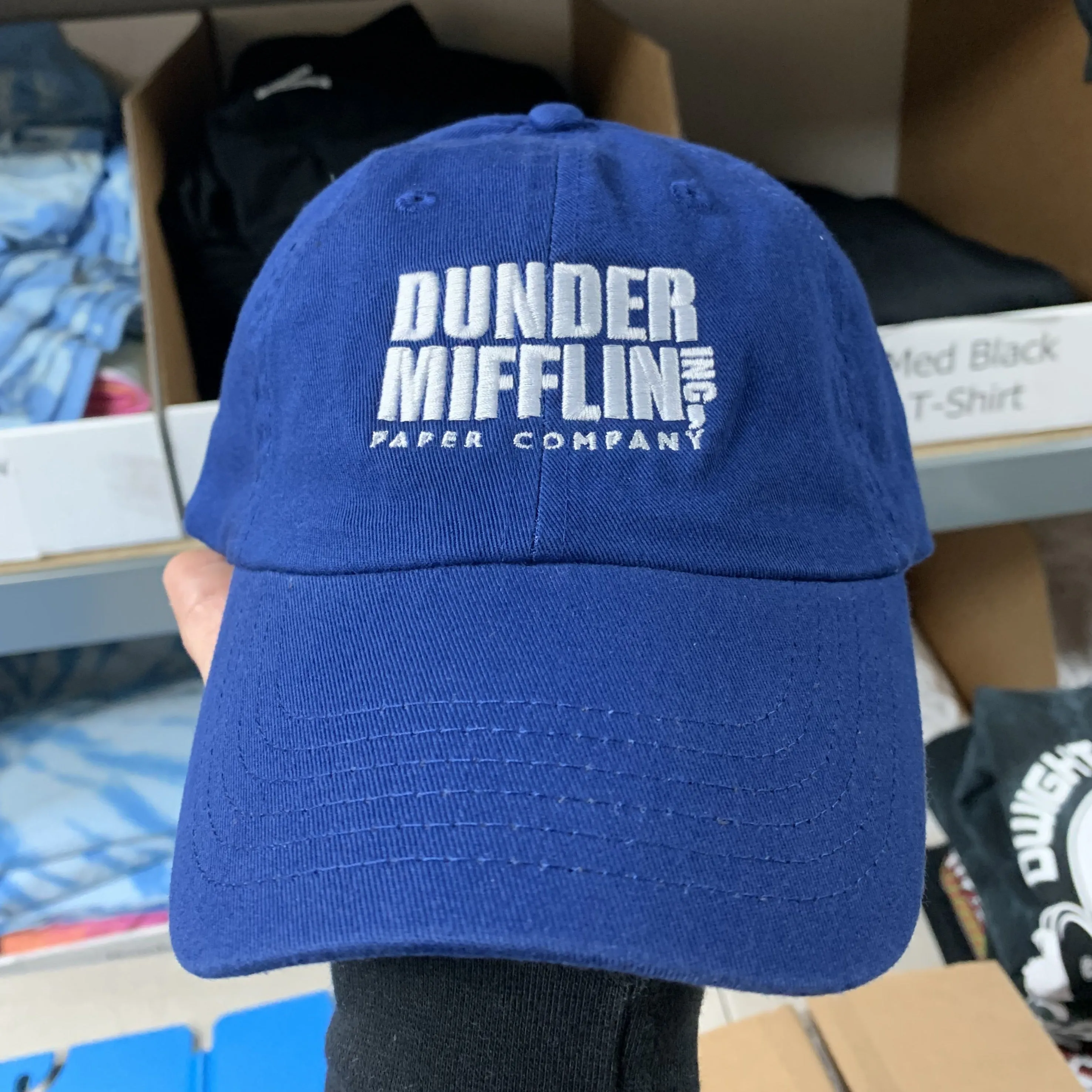 Dunder Mifflin - Classic Dad Hat Royal Blue