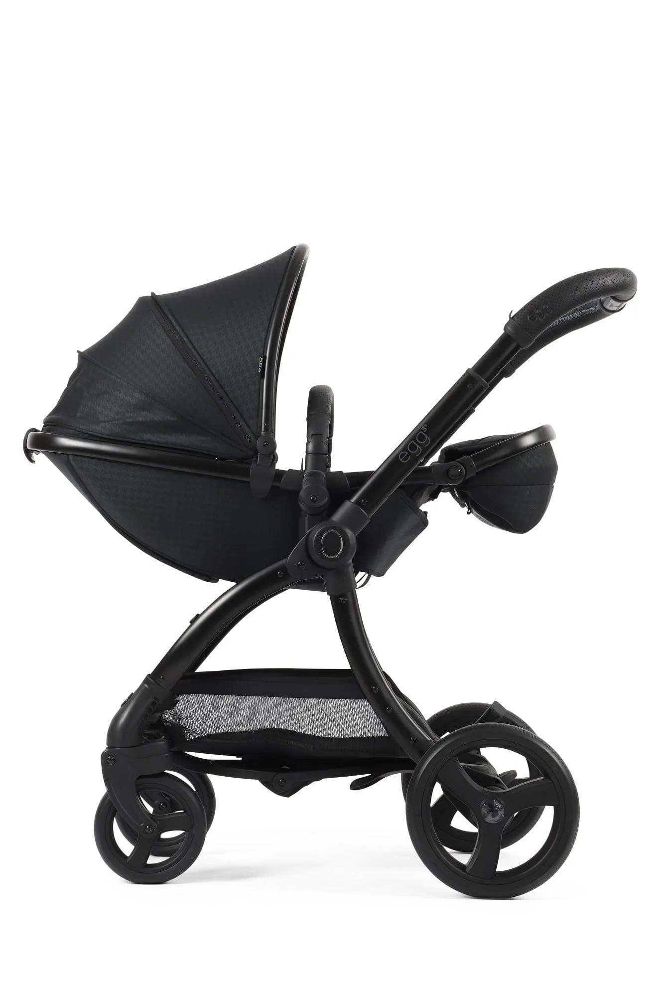 Egg 3 Luxury Cloud T i-Size Travel System - Houndstooth Black