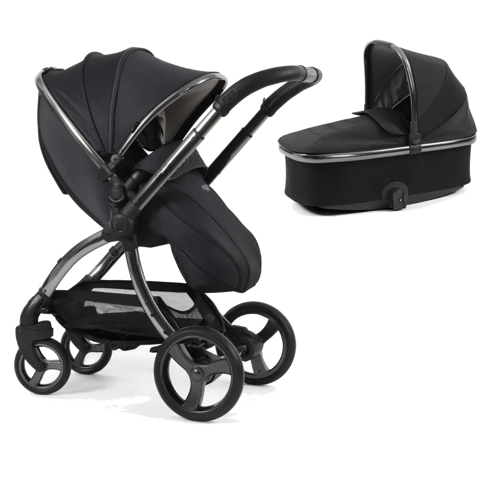 Egg 3 Stroller and Carrycot - Carbonite