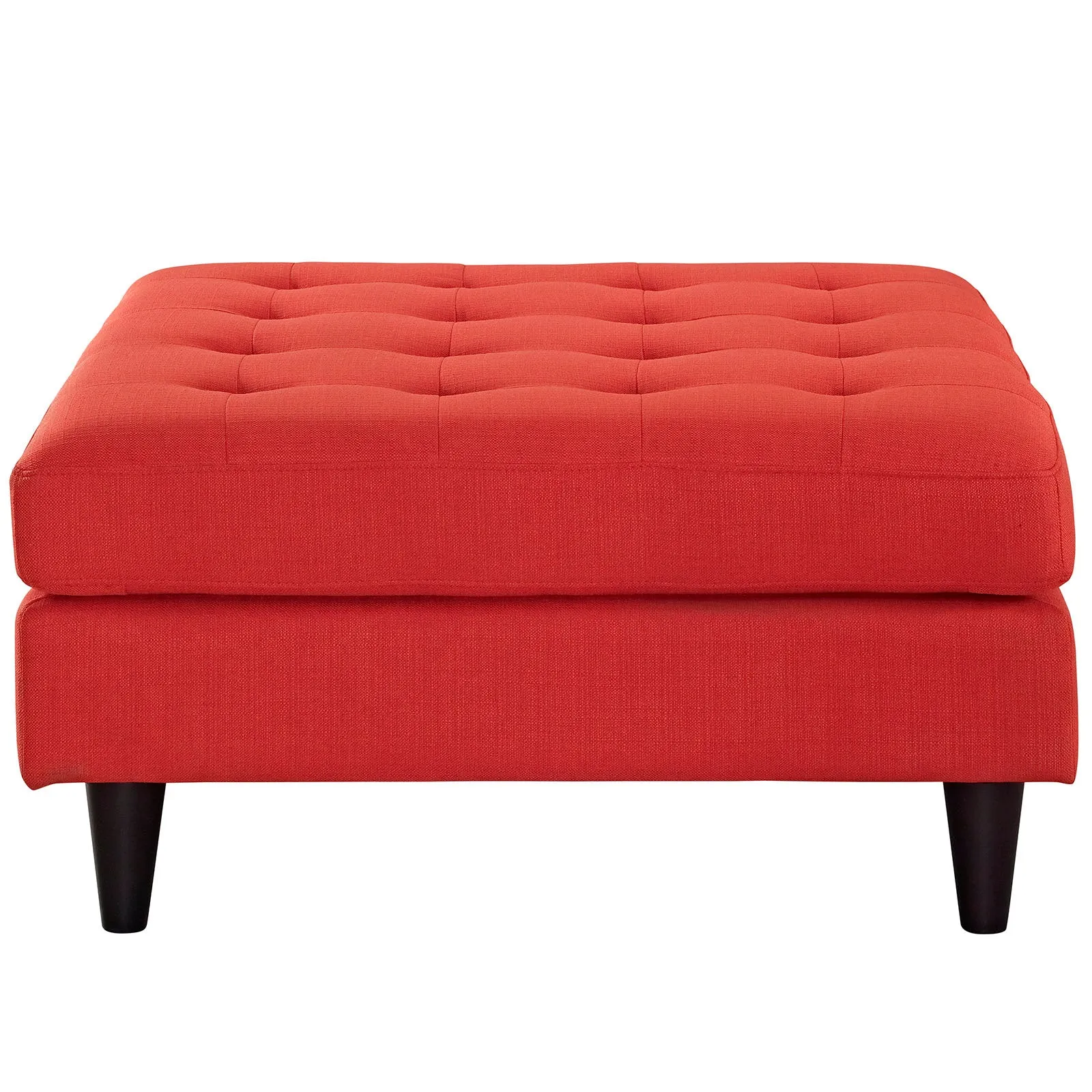 Empress Upholstered Fabric Large Ottoman