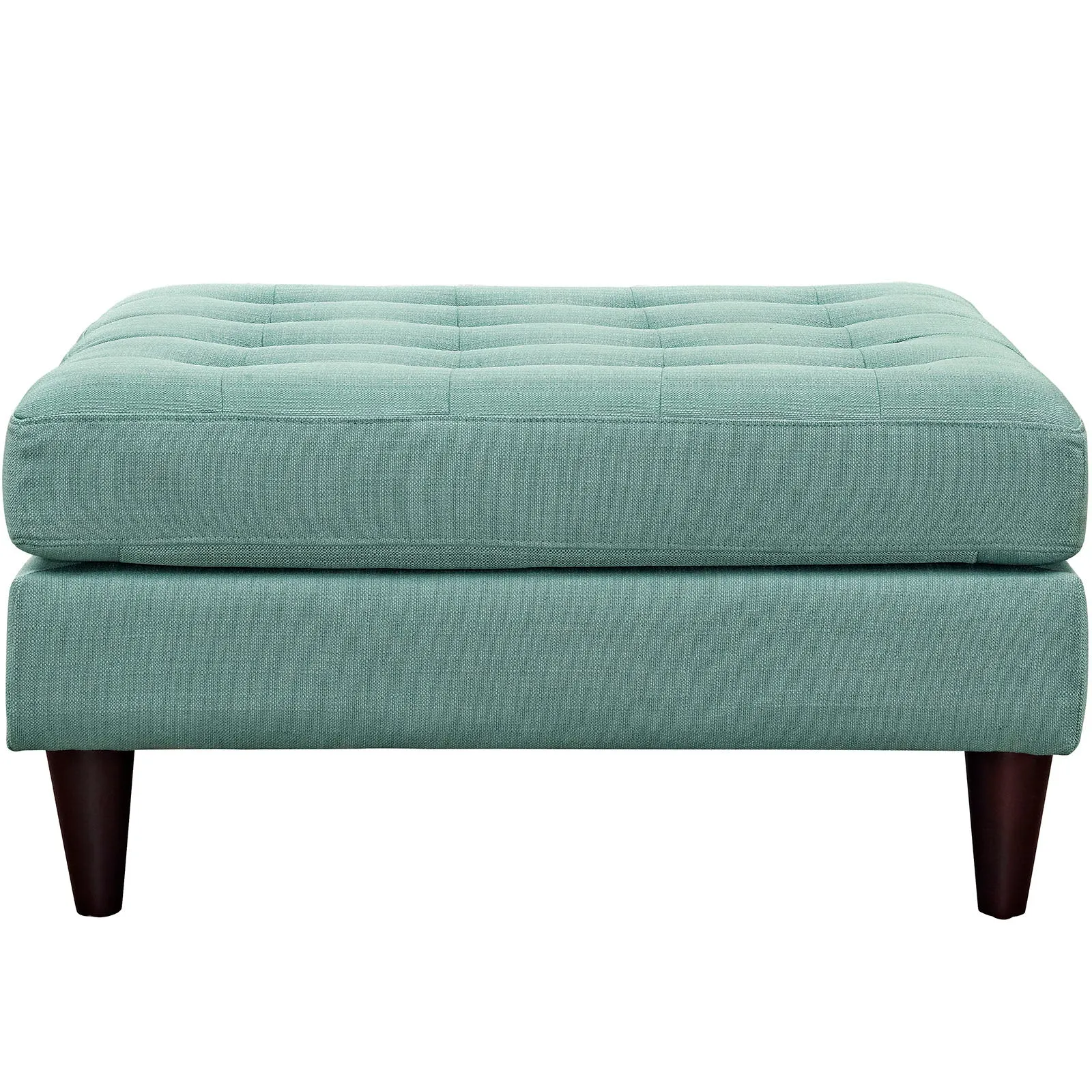 Empress Upholstered Fabric Large Ottoman