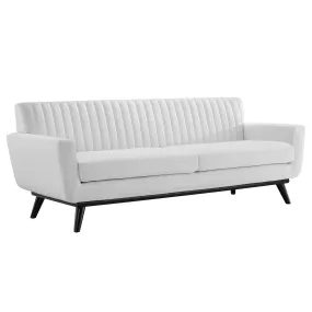 Engage Channel Tufted Fabric Sofa