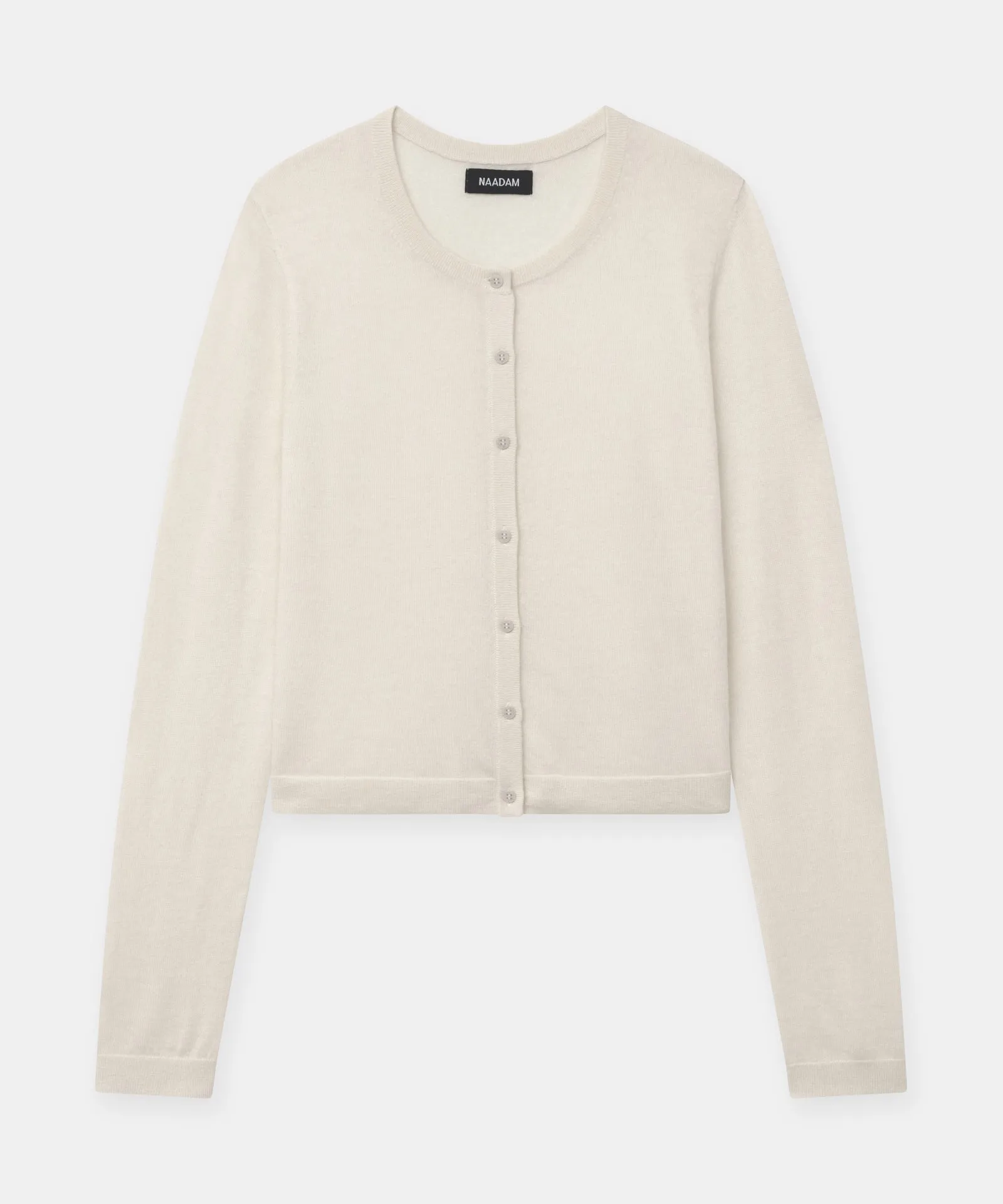 Fancy Cashmere Cropped Cardigan