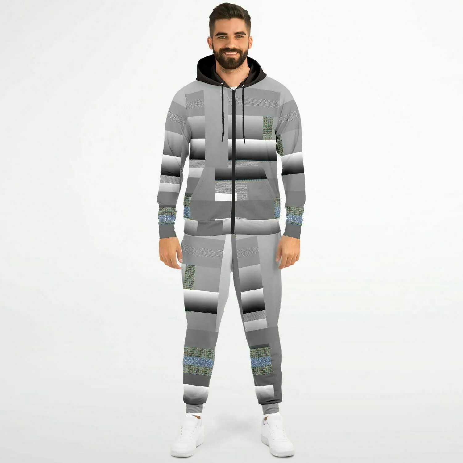 Fashion Ziphoodie & Jogger - grey