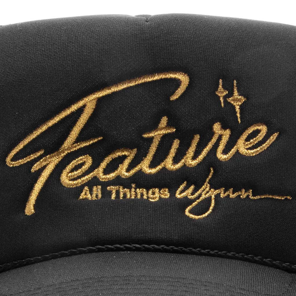 Feature x Wynn Shine Trucker - Black