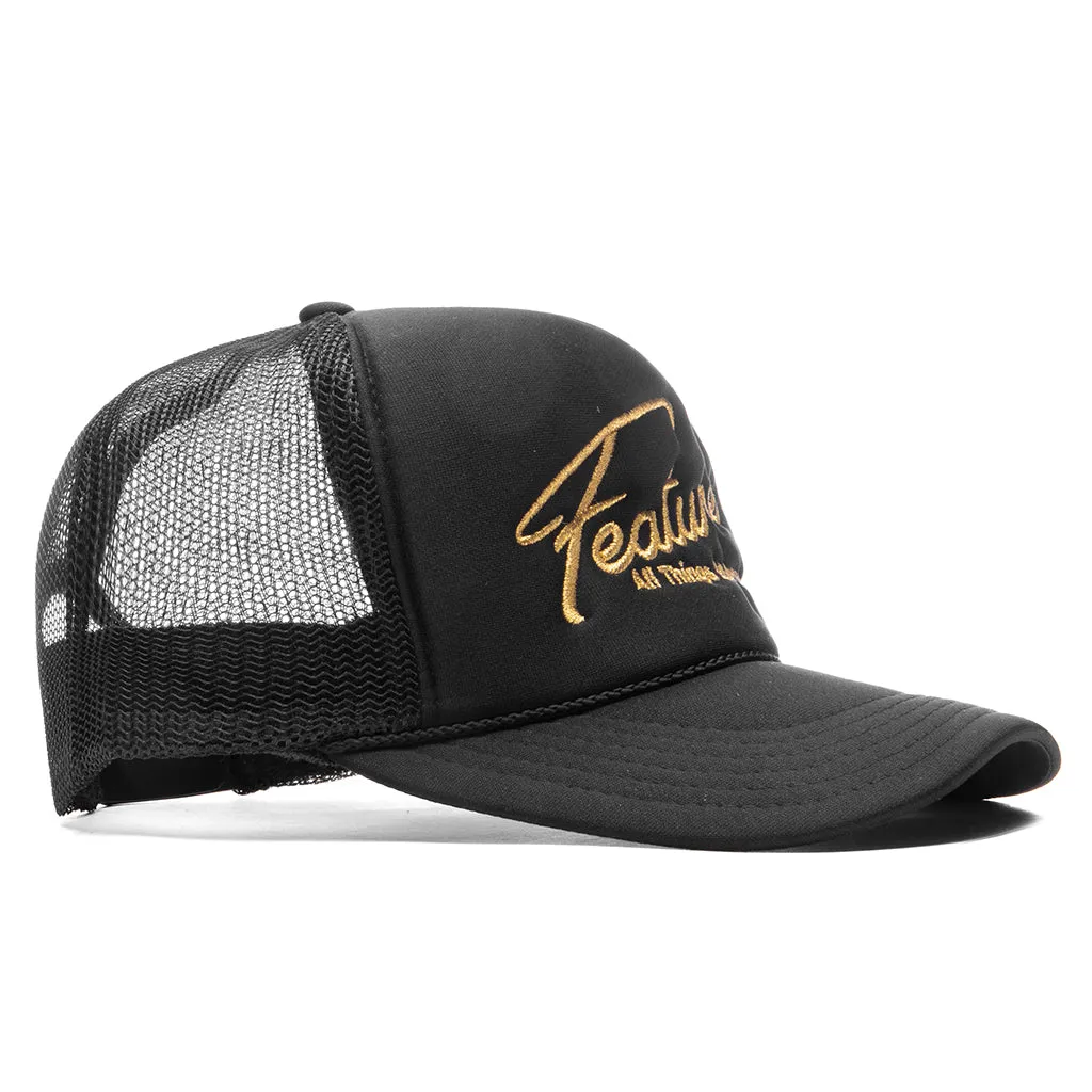 Feature x Wynn Shine Trucker - Black