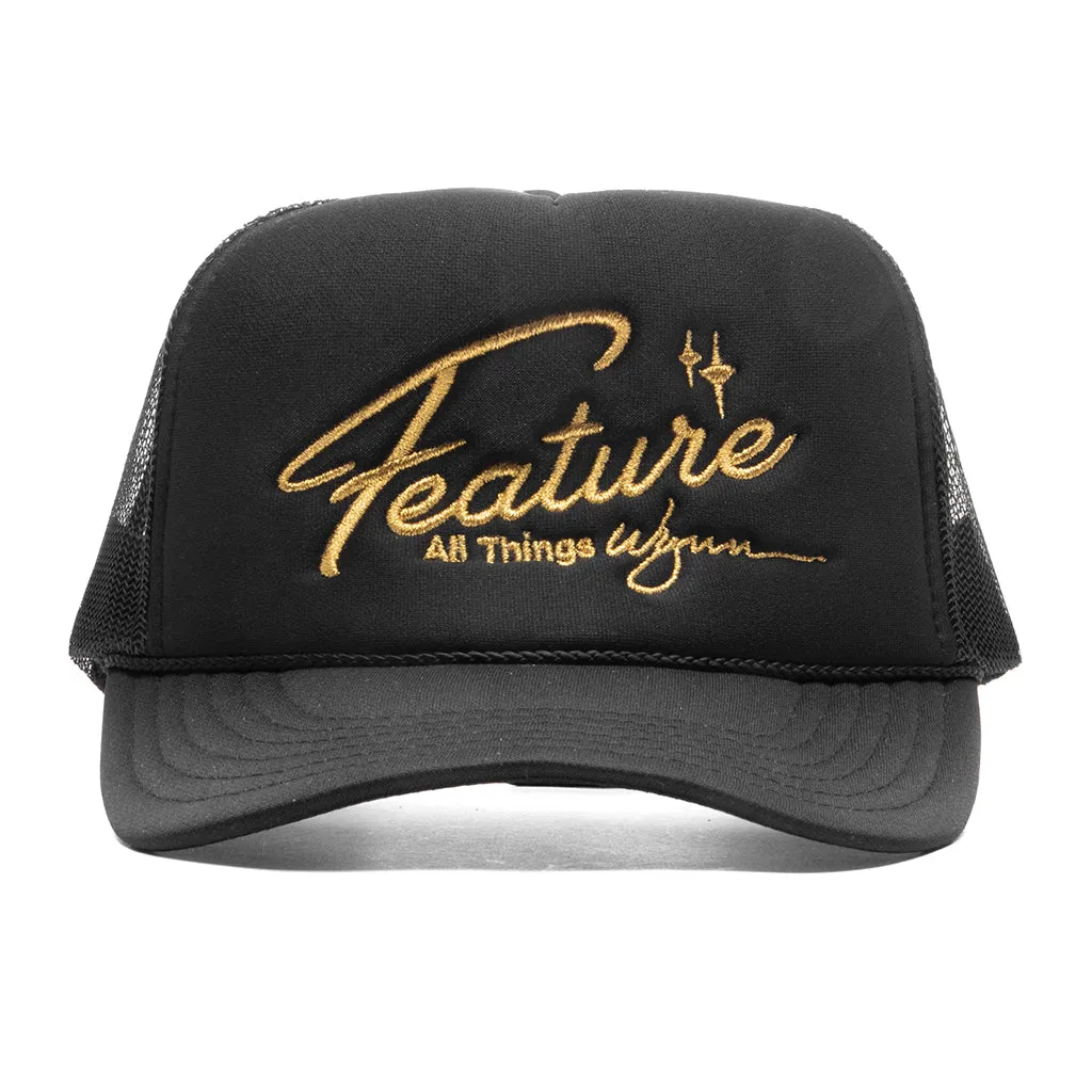 Feature x Wynn Shine Trucker - Black