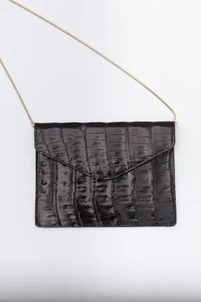 FERA CAIMAN LEATHER ENVELOPE BAG