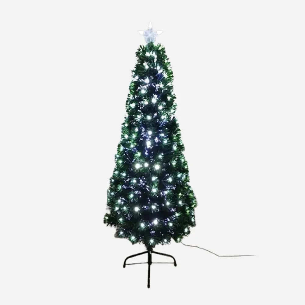 Fibre Optic Tree Slim with Cool White LEDs (1.5m)