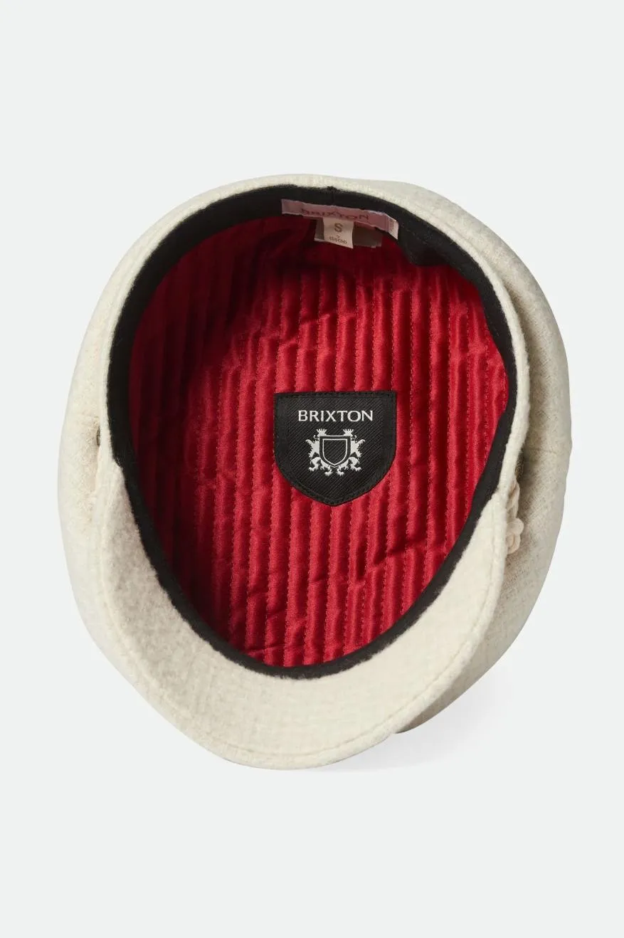 Fiddler Fisherman Cap - Off White Boucle