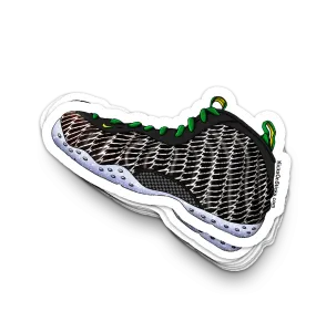 Foamposite "Oregon" Sneaker Sticker