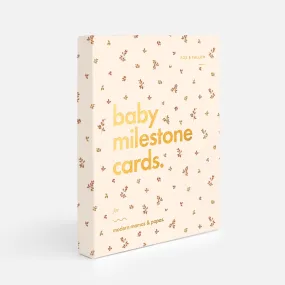 Fox & Fallow - Baby Milestone Cards Broderie