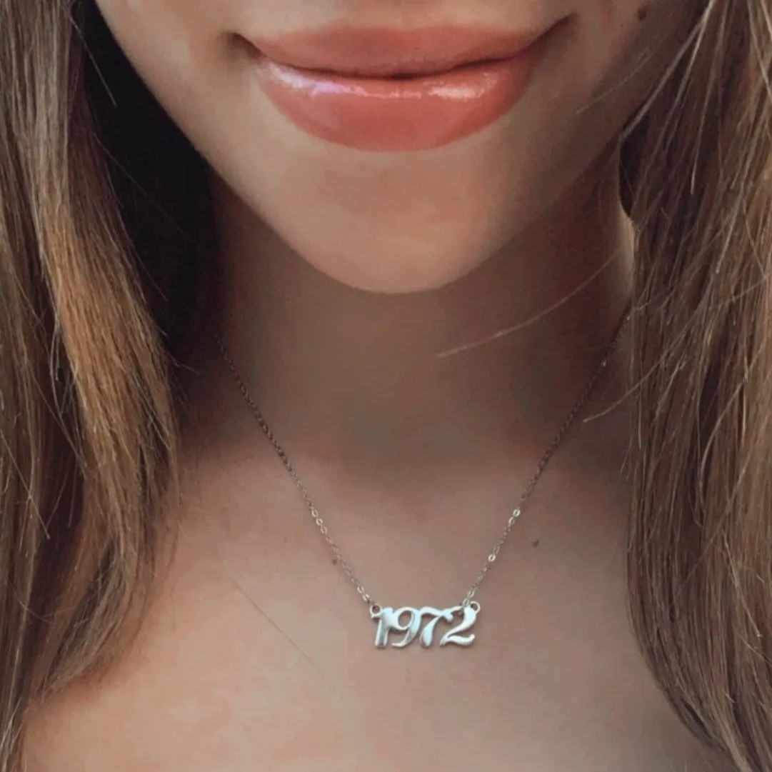 FREE GIFT | Classic 1972 Silver Necklace