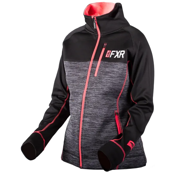 FXR Elevation Womens Tech Zip 2019 Heather Coral