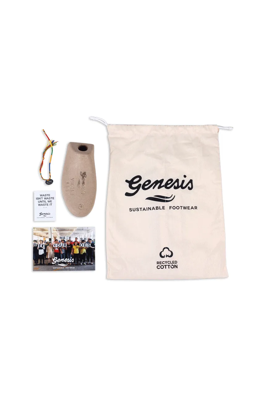 G-SOLEY Cornwaste Eco Trainer by GENESIS - White