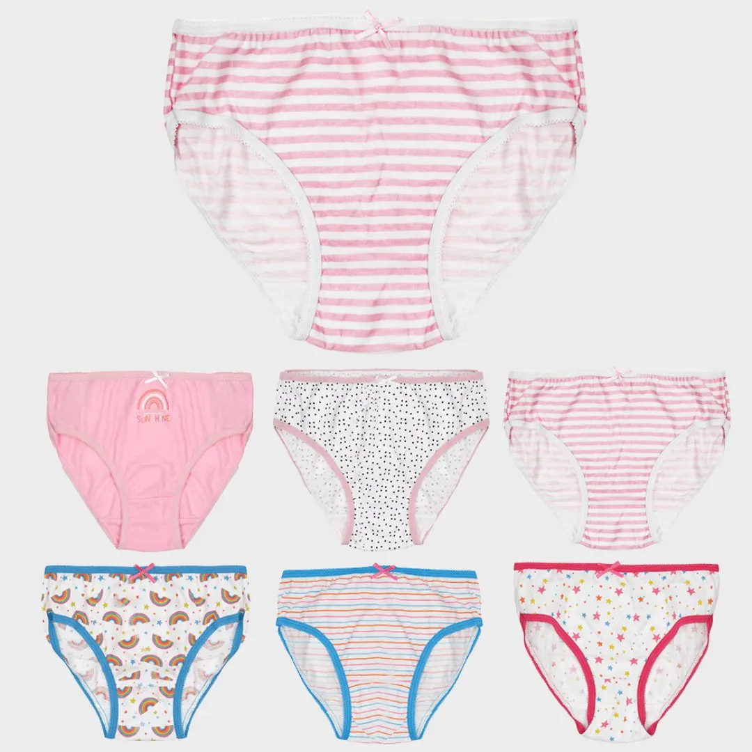 Girls 3 Pack Brief