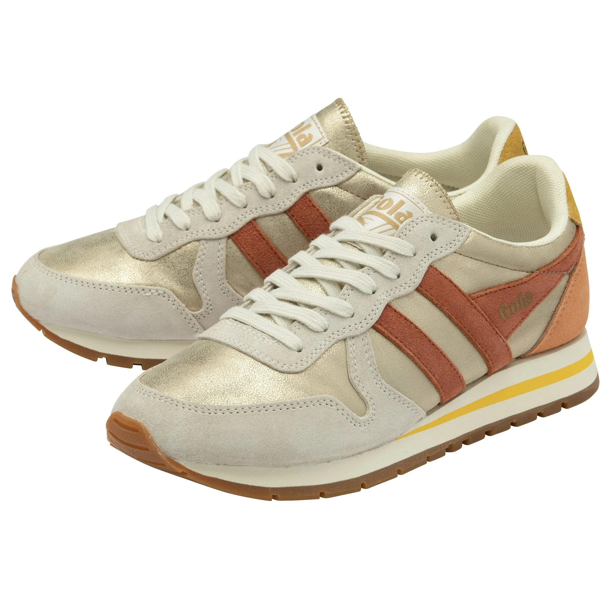 GOLA DAYTONA BLAZE gold orange Sneakers Baskets adulte