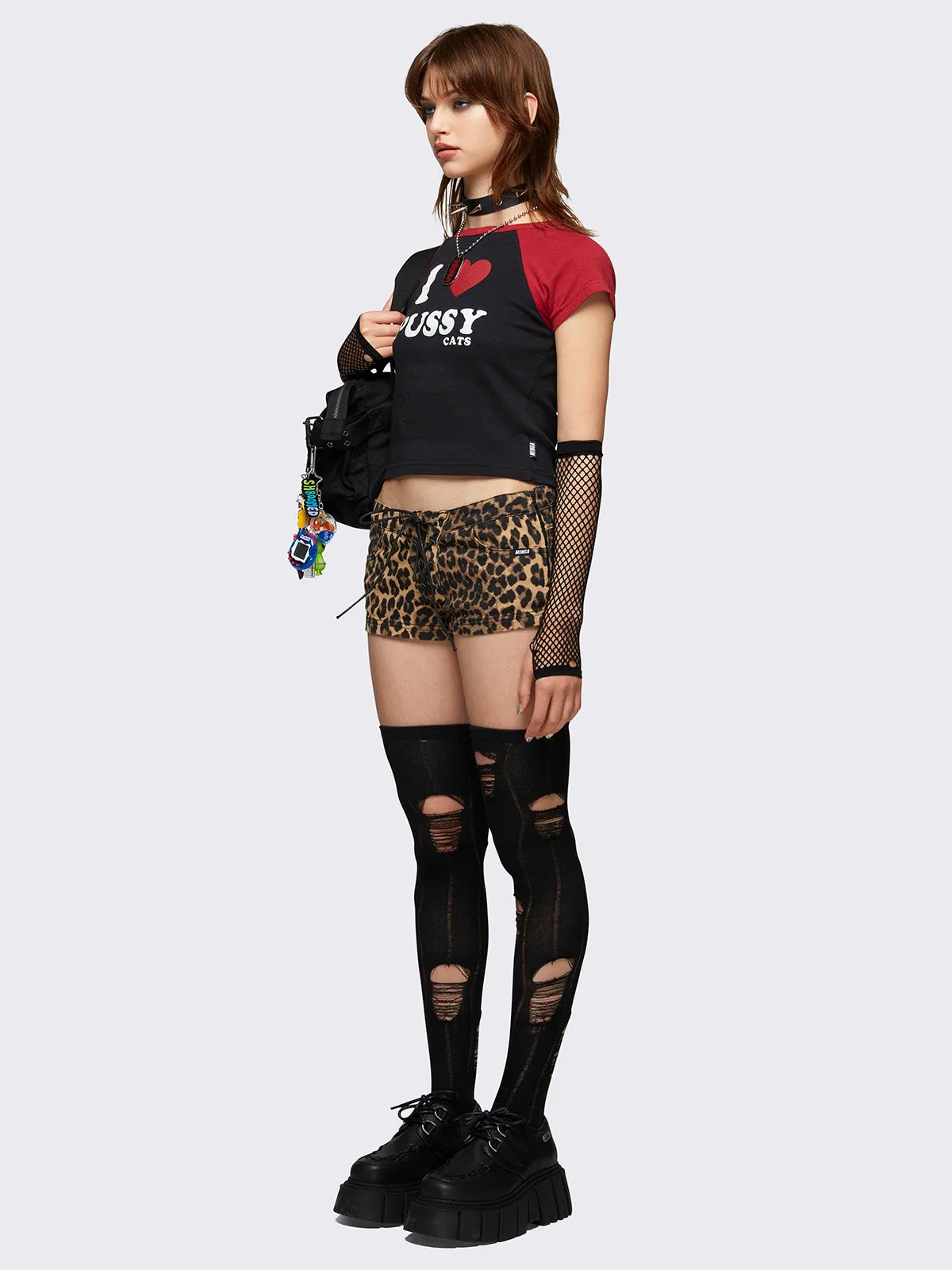 Grrrl Power Leopard Hot Pants