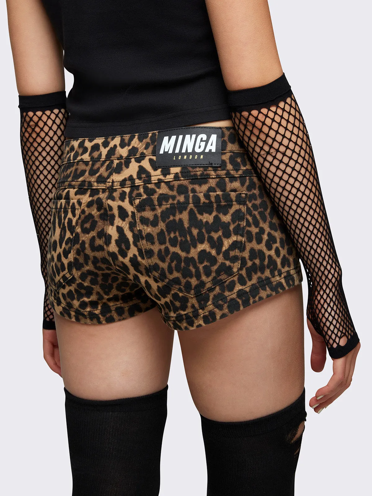 Grrrl Power Leopard Hot Pants