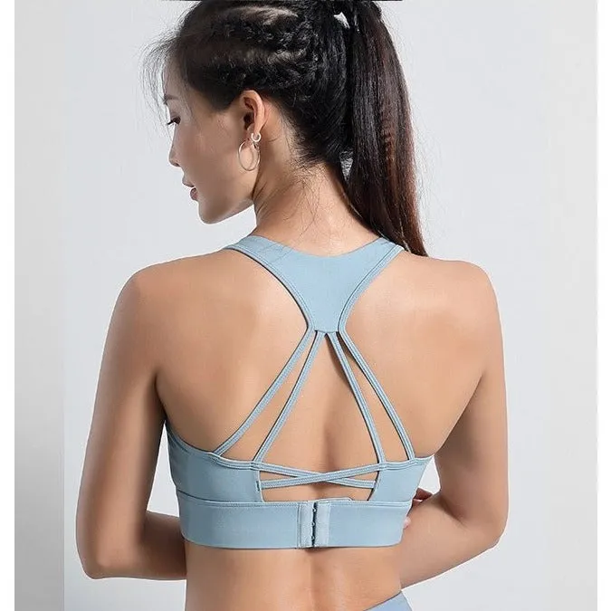 Guerencia Mitigative Padded Racerback Sports Bra