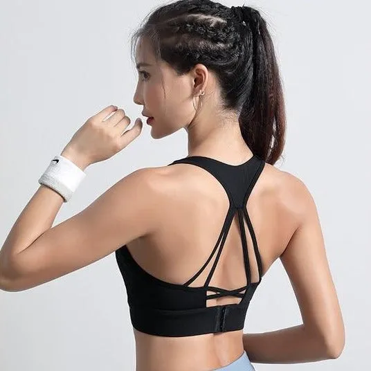 Guerencia Mitigative Padded Racerback Sports Bra