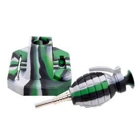 Hand Grenade Silicone Nectar Collector