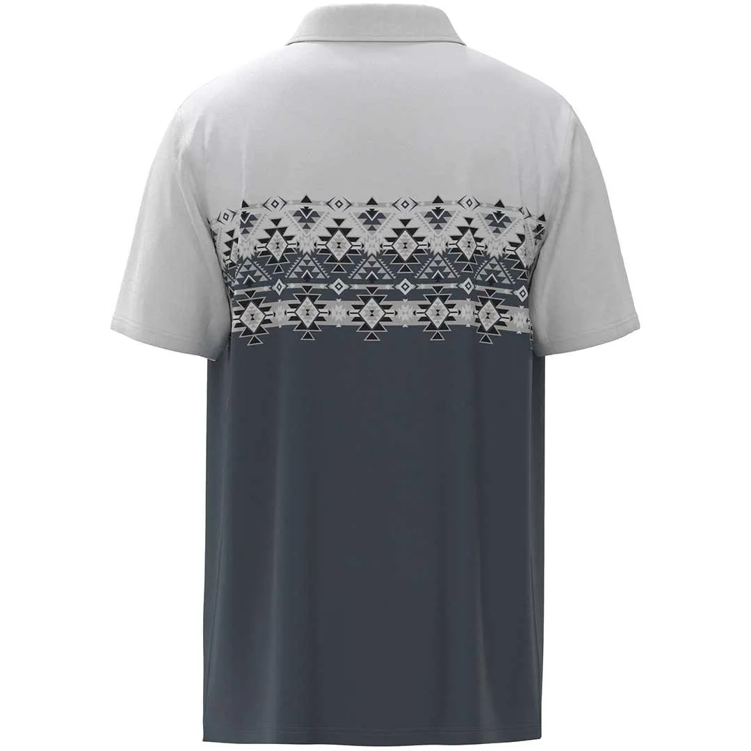 Hooey Brands Men's Border Print Weekender Polo