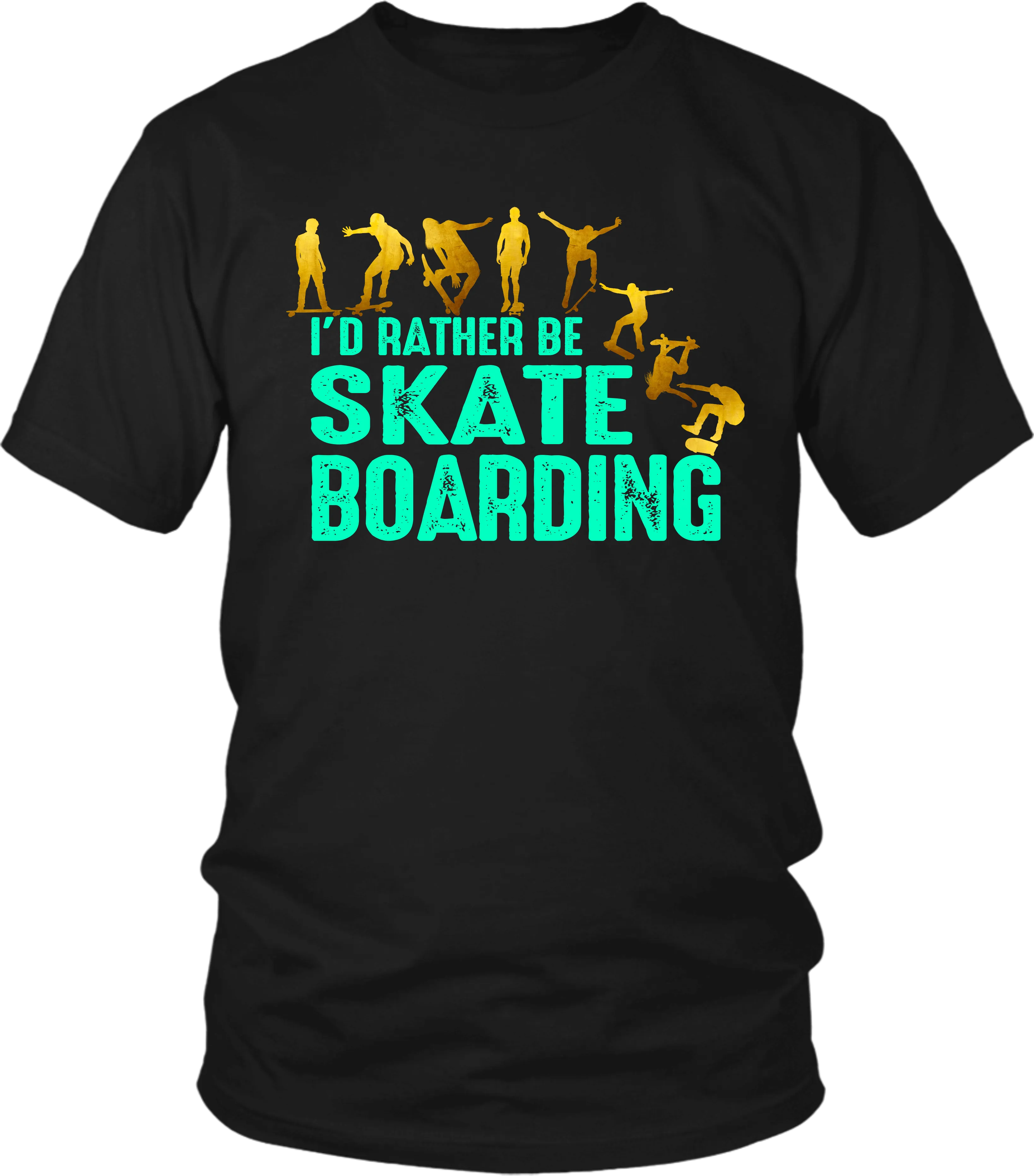 I'd rather be Skate Boarding, T shirt