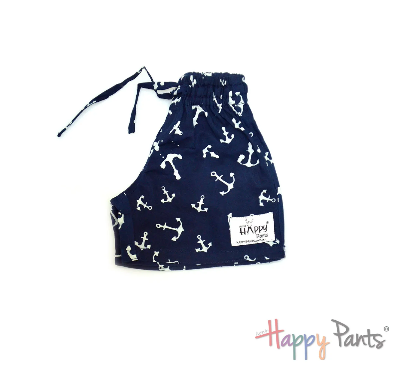 Intrepid Sailor Navy Blue Shorts for Girls