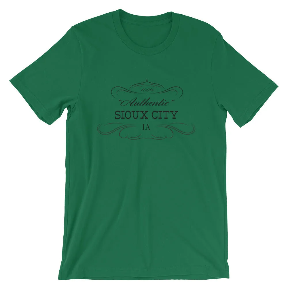 Iowa - Sioux City IA - Short-Sleeve Unisex T-Shirt - "Authentic"