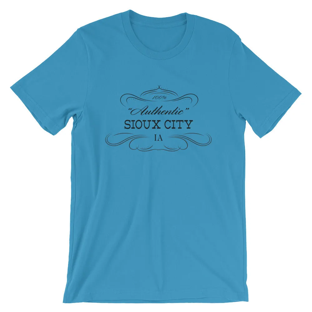 Iowa - Sioux City IA - Short-Sleeve Unisex T-Shirt - "Authentic"