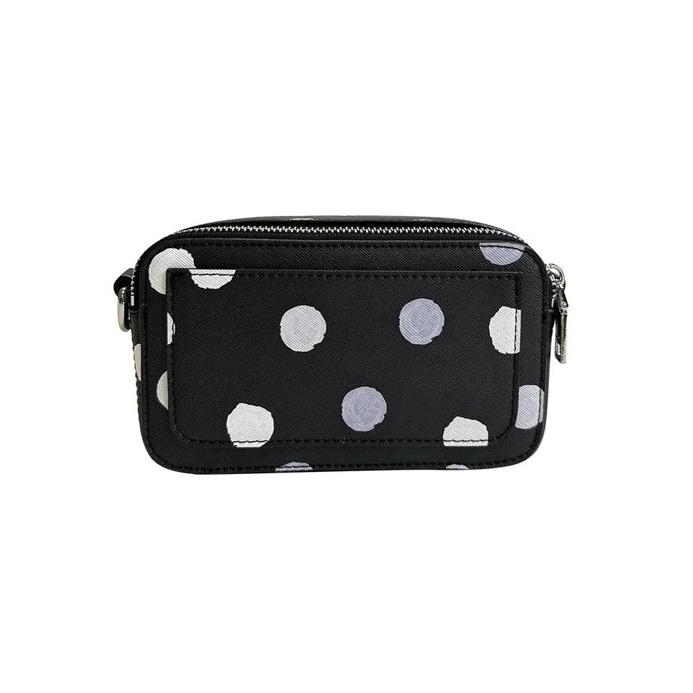 Jamie Polka Dot Camera Bag w/Interchangeable Bag Strap