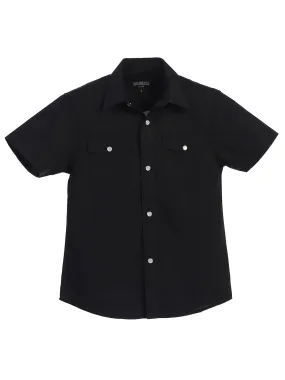 Kid's (4-7) Solid Western Shirt