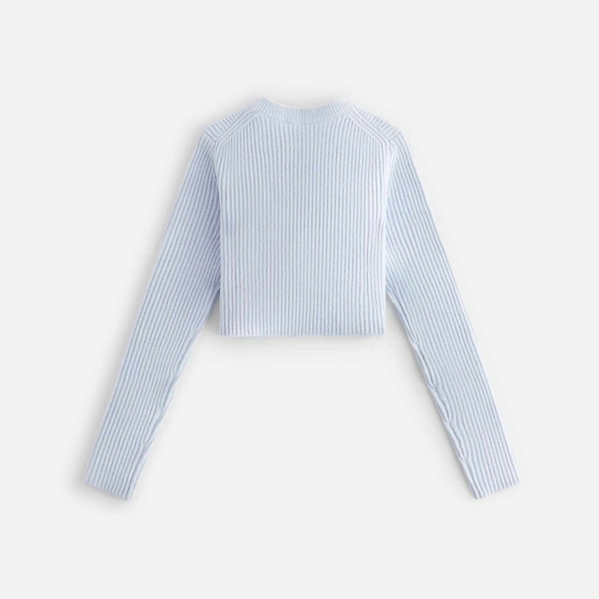 Kith Women Sloane Cropped Plush Rib Sweater - Kyanite