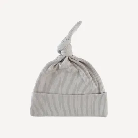 knot hat | dove | modal skinny rib