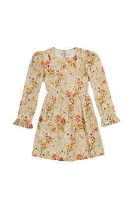 Laura Ashley x BATSHEVA Square Neck Mini Prairie Dress in Witton Floral