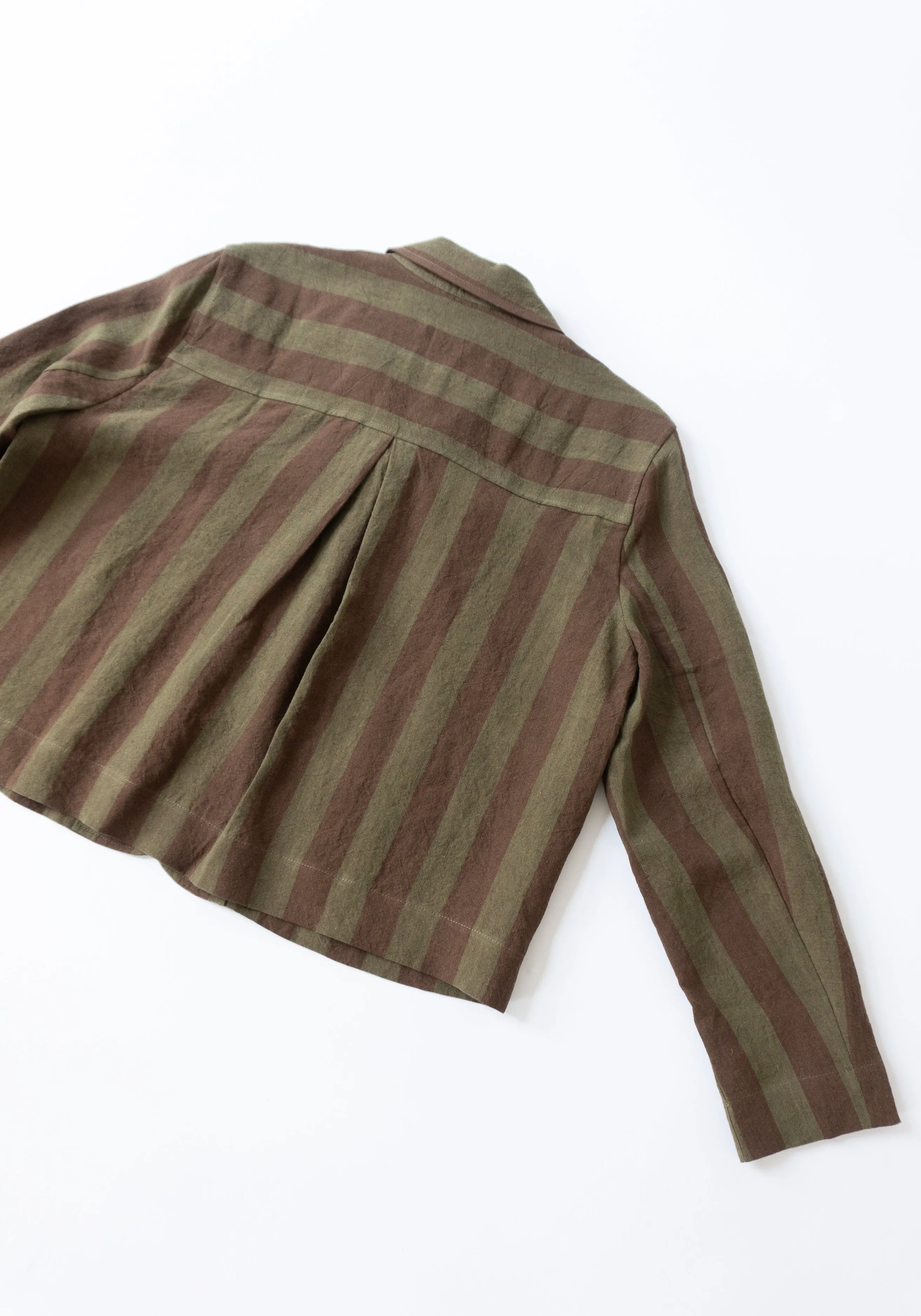 Lillie Jacket in Chocolate Stripe