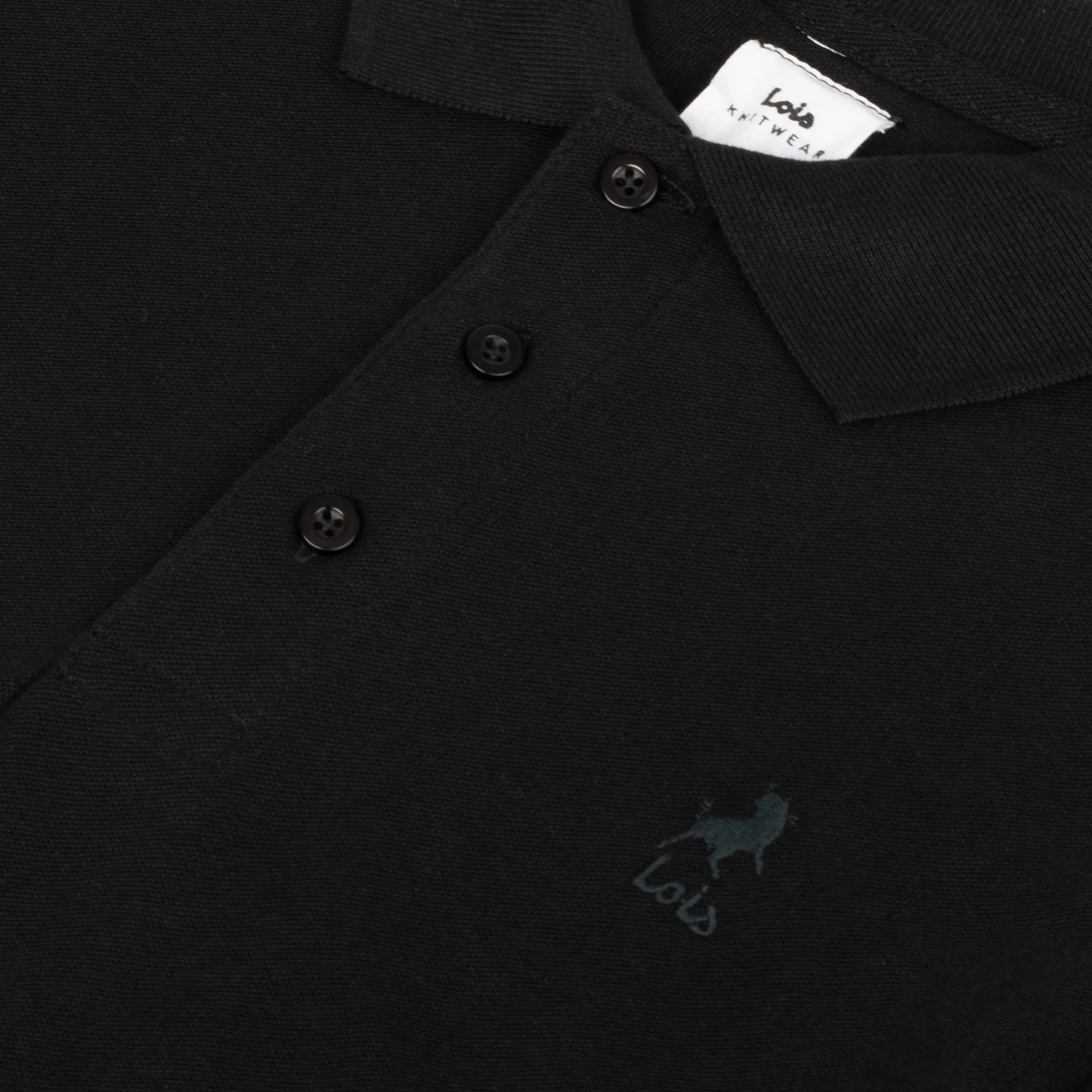 Lois Daniel Polo Shirt Black